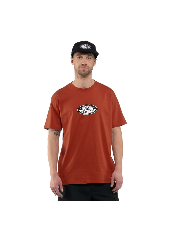 Horsefeathers Tričko Dynamo červené HORSEFEATHERS