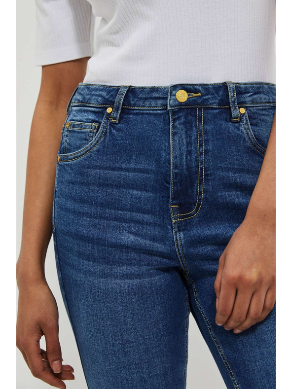 Moodo Dámske džínsy Moodo – čierne