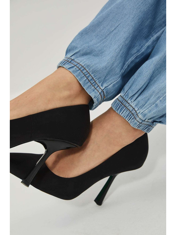 Moodo Dámske džínsy Moodo – svetlo modré