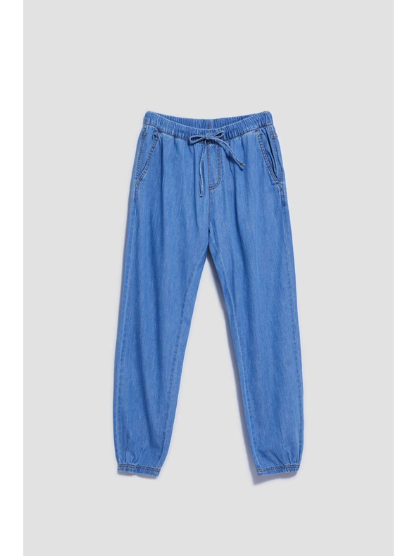 Moodo Dámske džínsy Moodo – svetlo modré