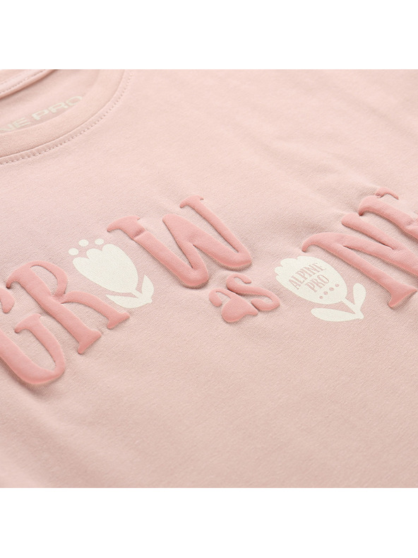 ALPINE PRO Dámske bavlnené tričko ALPINE PRO SUMEKA peach whip varianta pb