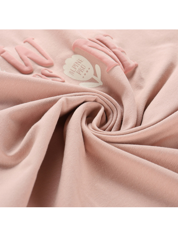 ALPINE PRO Dámske bavlnené tričko ALPINE PRO SUMEKA peach whip varianta pb