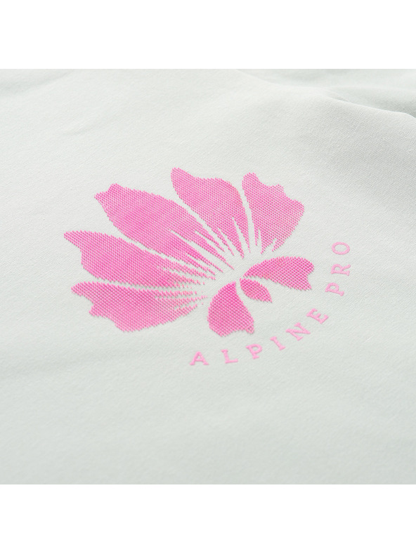 ALPINE PRO Dámske bavlnené tričko ALPINE PRO SUMEKA pale aqua varianta pa