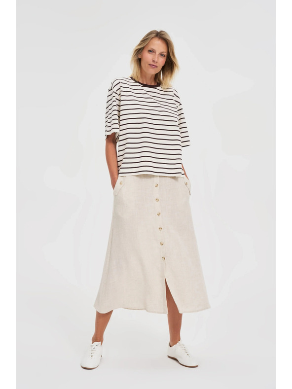 Moodo Dámske pruhované tričko Moodo