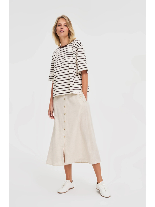 Moodo Dámske pruhované tričko Moodo