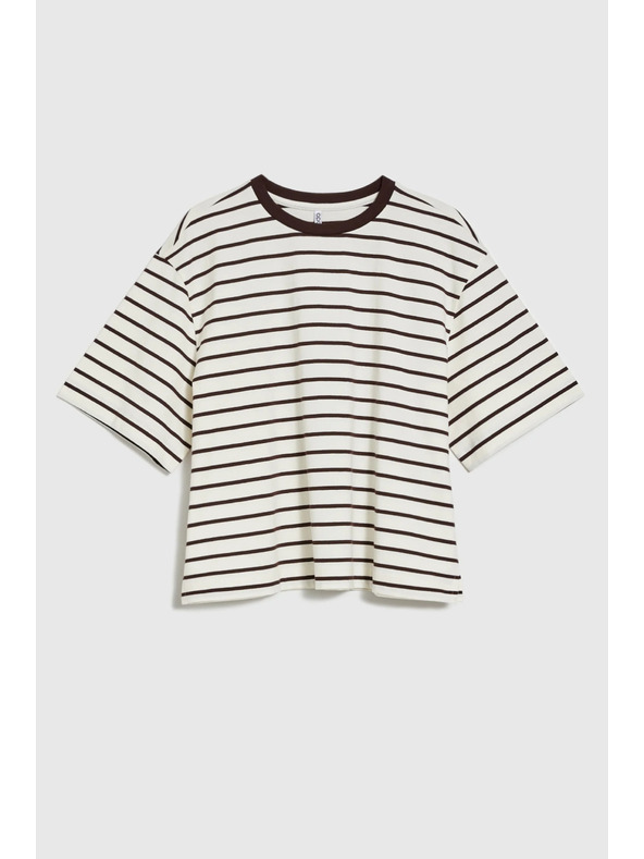 Moodo Dámske pruhované tričko Moodo