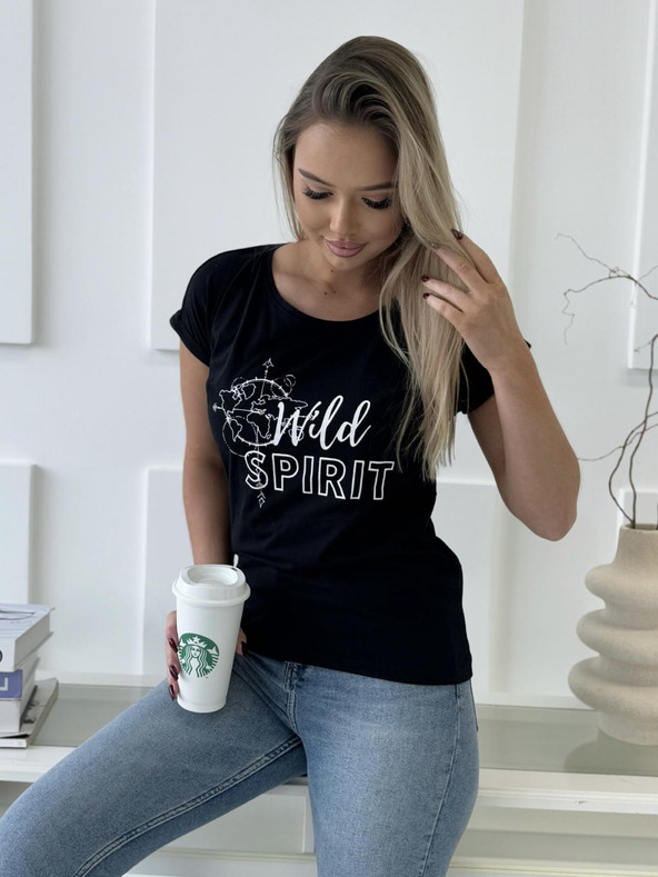 Edoti Tričko s potlačou - čierne