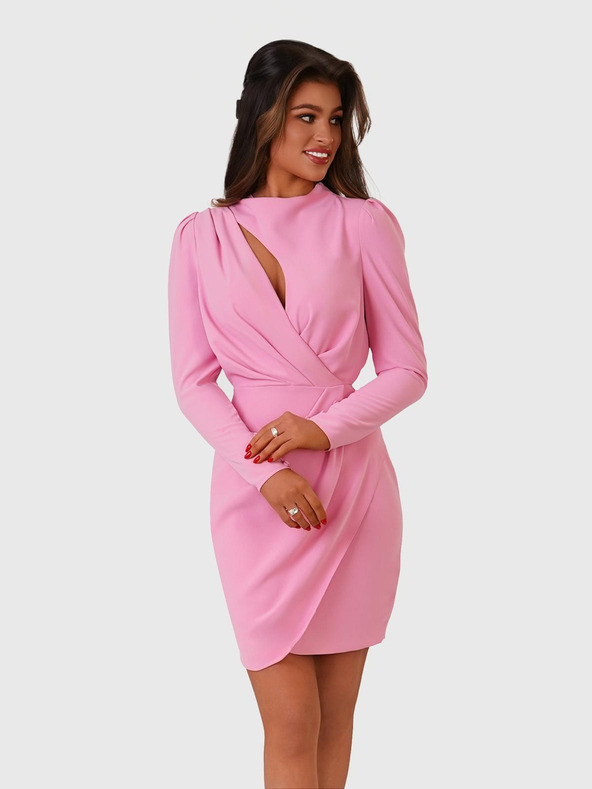 Edoti PATTY mini šaty - ružové