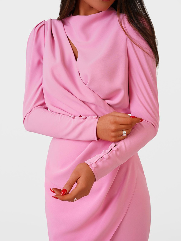 Edoti PATTY mini šaty - ružové