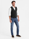 Ombre Clothing Elegantná pánska vesta SLIM FIT