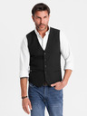 Ombre Clothing Elegantná pánska vesta SLIM FIT