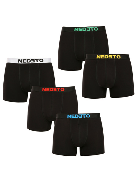 Nedeto Sada piatich - pánske boxerky Nedeto čierne