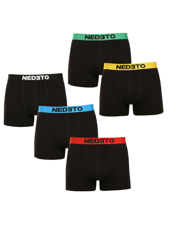 Nedeto Sada piatich - pánske boxerky Nedeto čierne