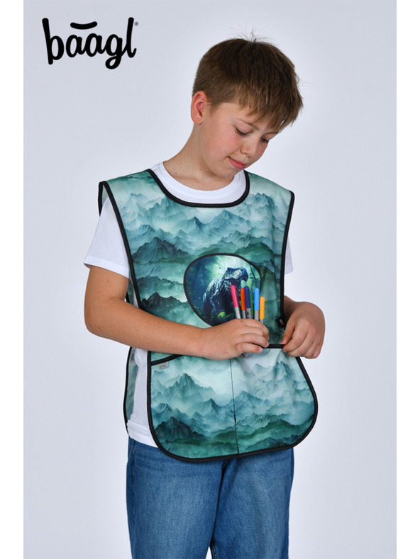 BAAGL  BAAGL Detská zástera Dino