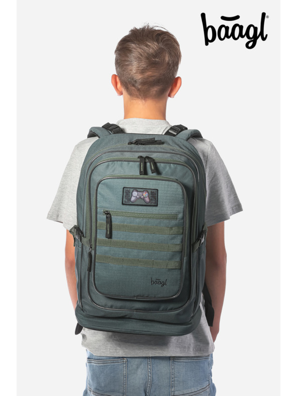 BAAGL  BAAGL SET 3 Cubic Grove: batoh, peračník, vrecko