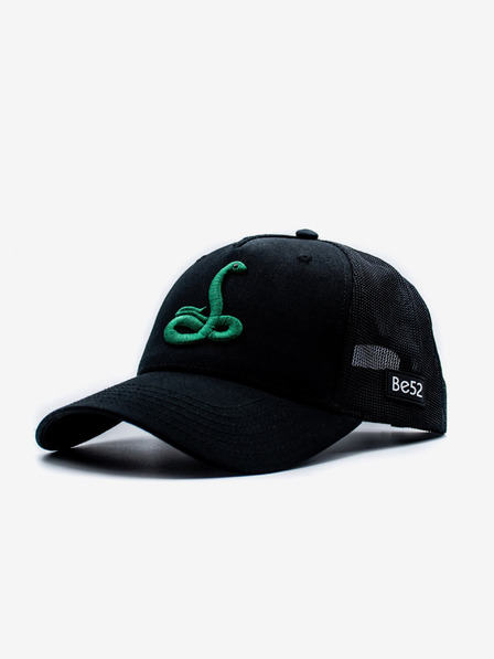 Be52 Be52 Snake šiltovka premium čierna/zelená