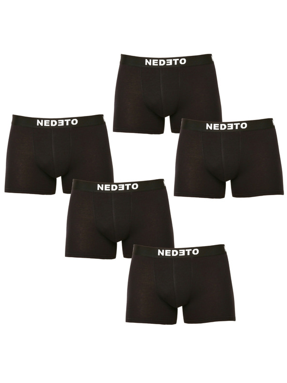 Nedeto Sada piatich - pánske boxerky Nedeto čierne
