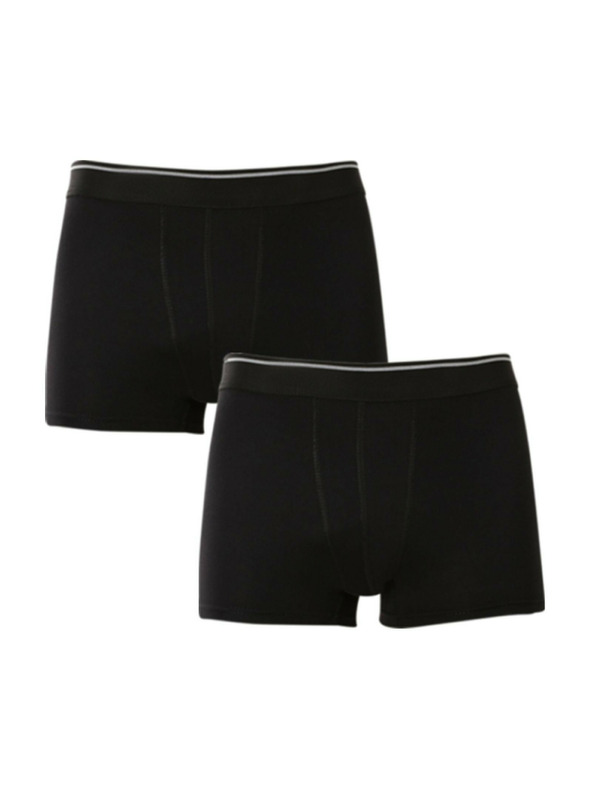 Nedeto Sada dvoch - pánske boxerky Nedeto basic čierne