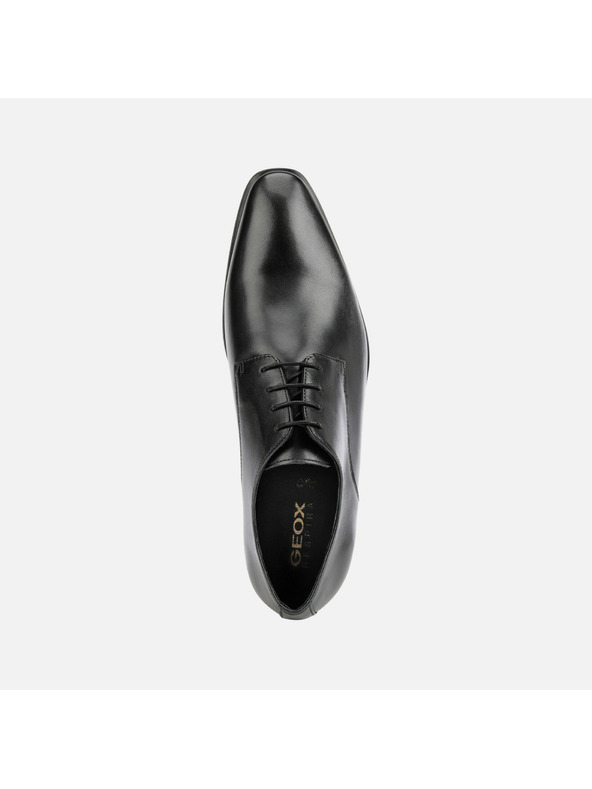 Geox Čierna pánska spoločenská obuv Geox High Life