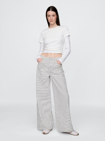 GAP Džínsy Stripe Baggy GAP