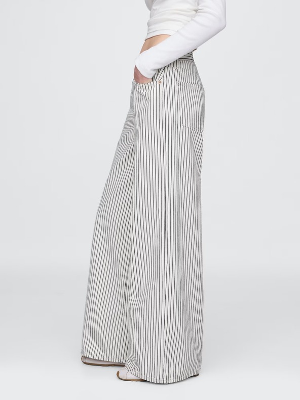 GAP Džínsy Stripe Baggy GAP