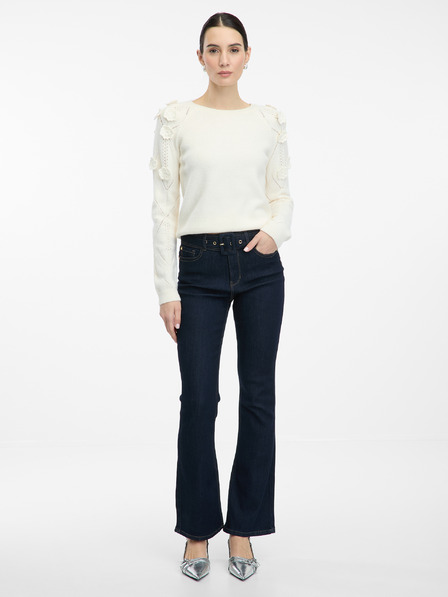 Orsay Tmavomodré dámske bootcut džínsy ORSAY