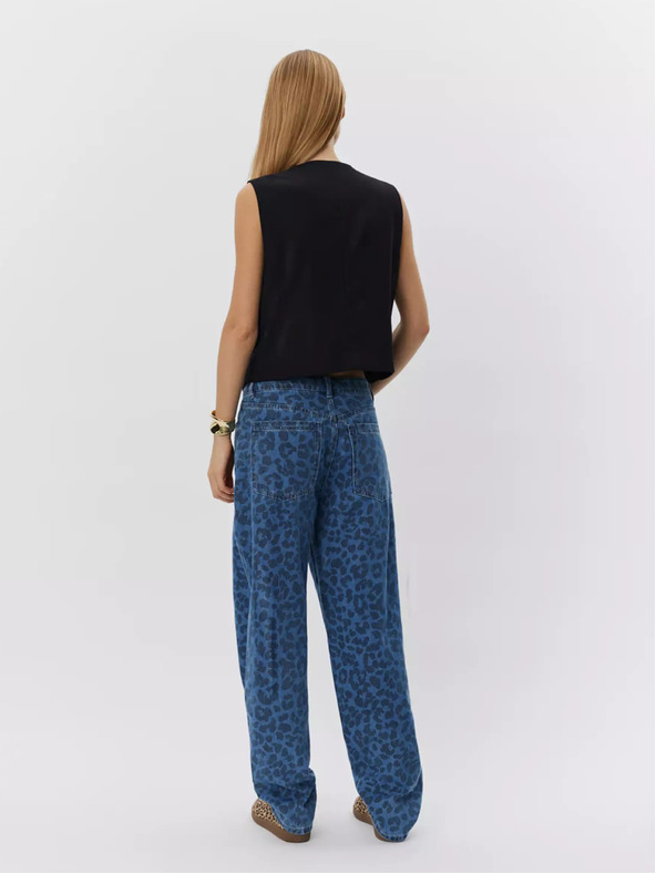 Sofie Schnoor Modré dámske vzorované rifle Sofie Schnoor