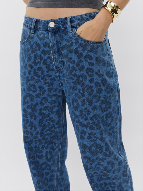 Sofie Schnoor Modré dámske vzorované rifle Sofie Schnoor