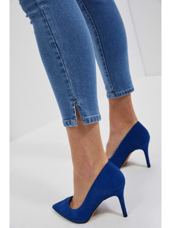 Moodo Dámske džínsy Moodo – modré