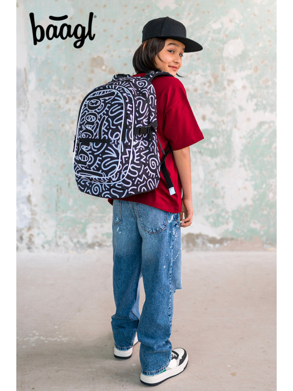 BAAGL  BAAGL 5 SET Core Element: batoh, peračník, vrecúško, dosky, peňaženka