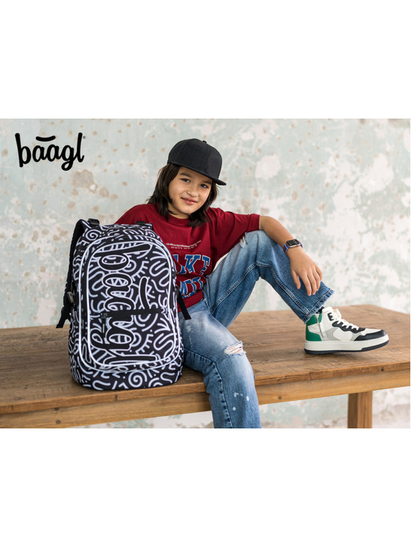 BAAGL  BAAGL 5 SET Core Element: batoh, peračník, vrecúško, dosky, peňaženka