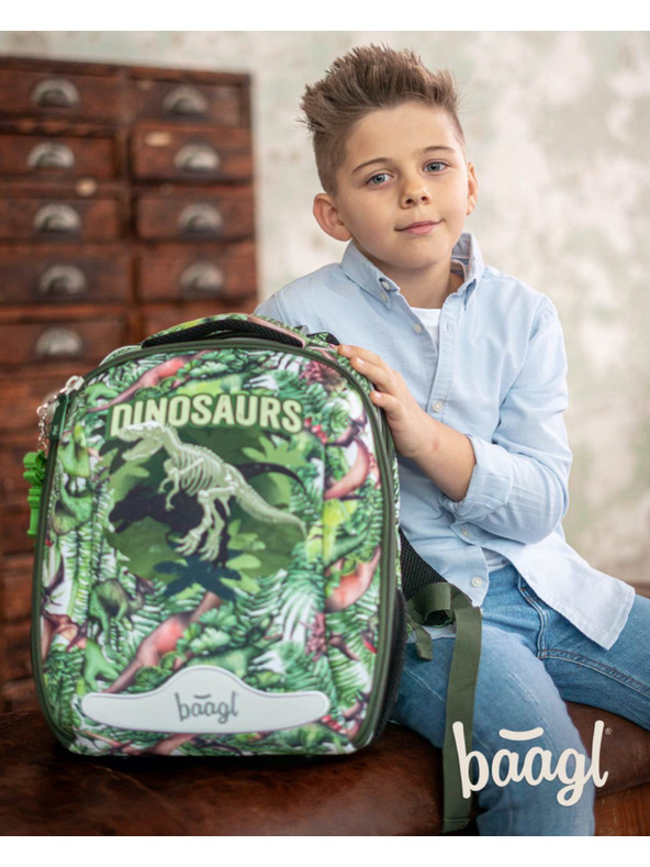 BAAGL  BAAGL 3 SET Shelly Dinosaurs: aktovka, peračník a vrecko