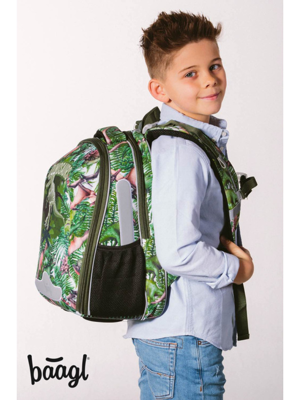 BAAGL  BAAGL 3 SET Shelly Dinosaurs: aktovka, peračník a vrecko