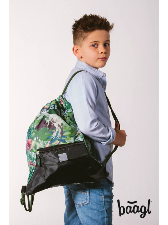 BAAGL  BAAGL 3 SET Shelly Dinosaurs: aktovka, peračník a vrecko