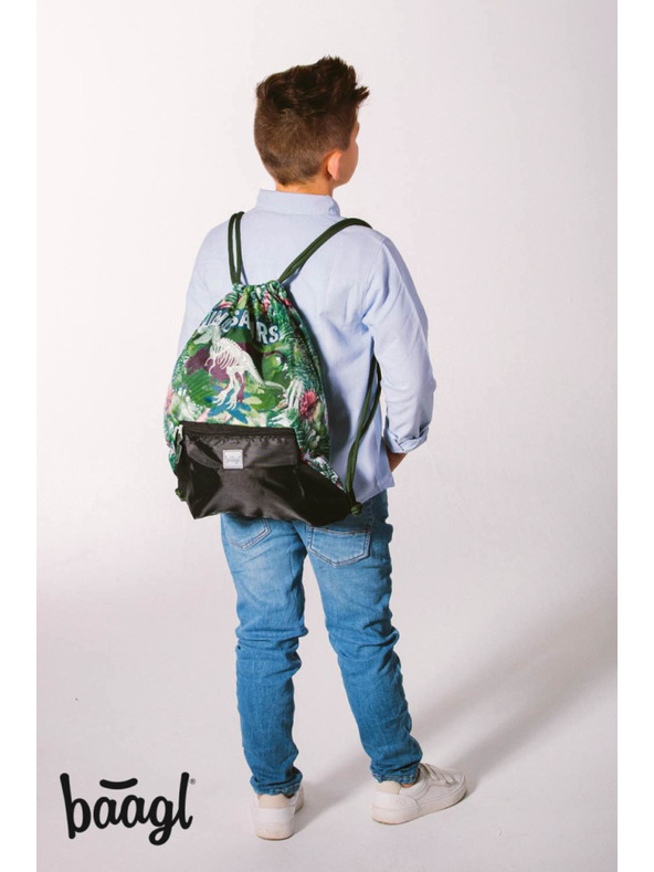 BAAGL  BAAGL 3 SET Shelly Dinosaurs: aktovka, peračník a vrecko