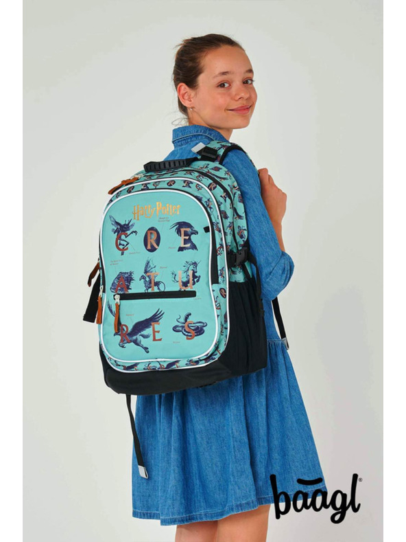 BAAGL  BAAGL 3 SET Core Harry Potter Fantastické zvieratá: batoh, peračník, vrecko