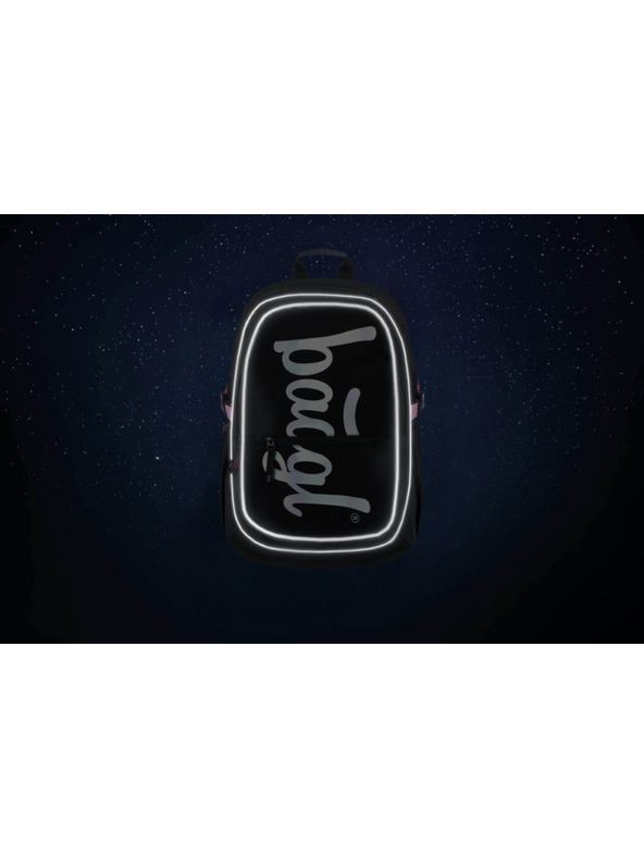 BAAGL  BAAGL Školský batoh Core Metallic Holo