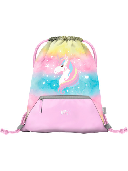 BAAGL  BAAGL Vrecúško s vreckom Rainbow Unicorn