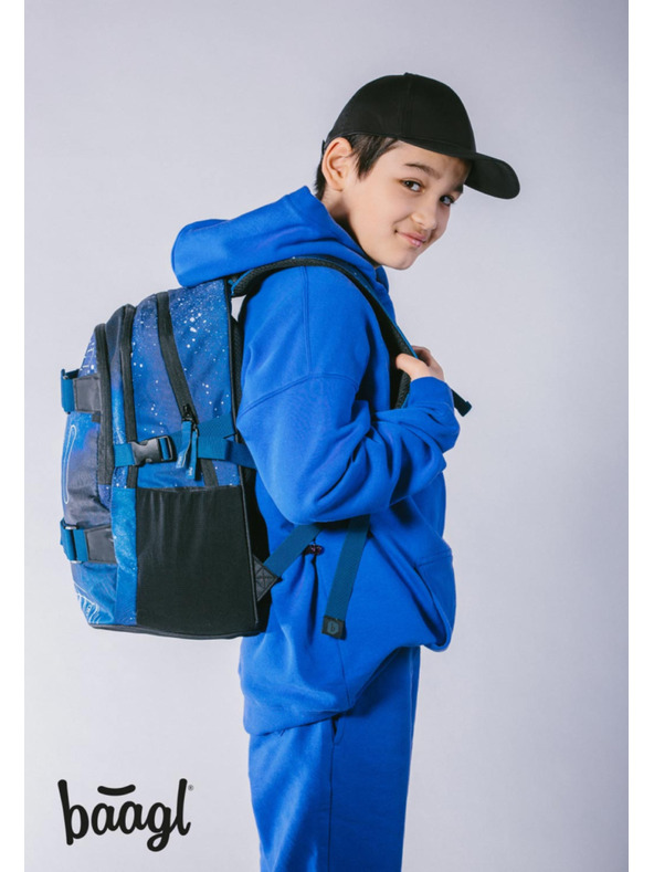 BAAGL  BAAGL 3 SET Skate Steel: batoh, peračník, vrecko