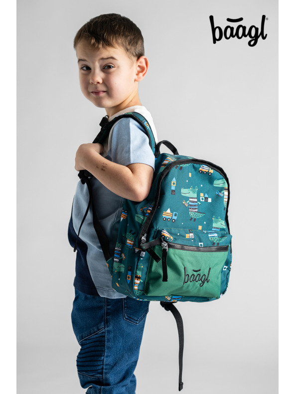 BAAGL  BAAGL Predškolská aktovka Krokodíl