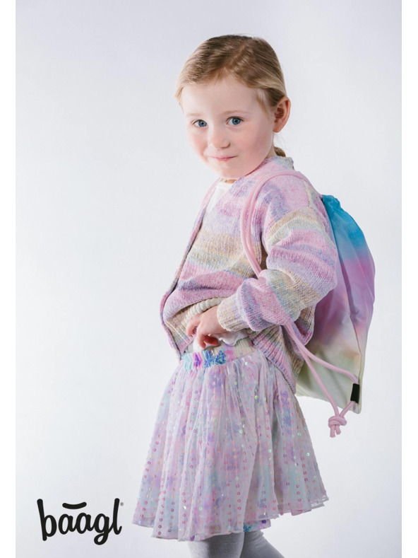 BAAGL  BAAGL Predškolské vrecúško Rainbow