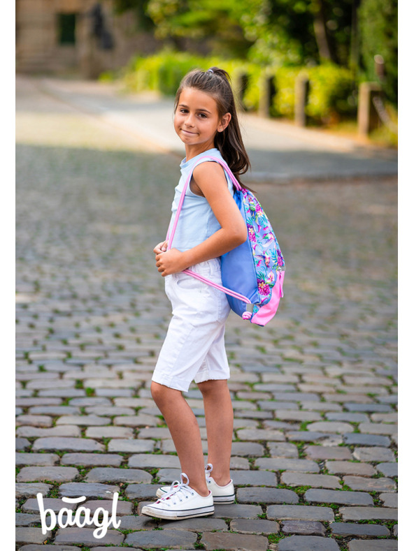 BAAGL  BAAGL 3 SET Airy Kolibríkk: batoh, peračník, vrecúško