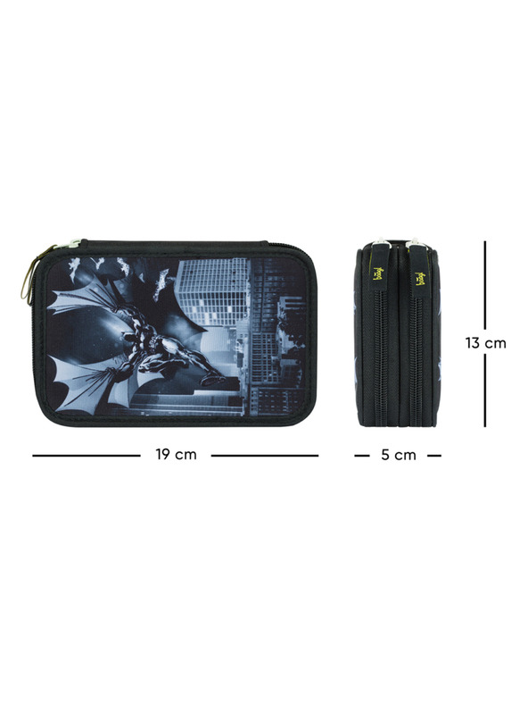 BAAGL  BAAGL 3 SET Zippy Batman Dark City: batoh, peračník, vrecko