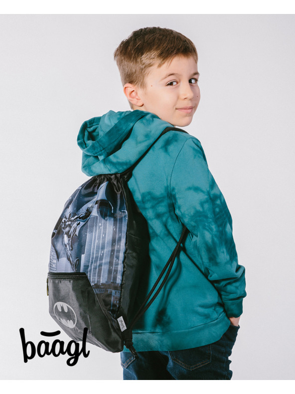 BAAGL  BAAGL 3 SET Zippy Batman Dark City: batoh, peračník, vrecko