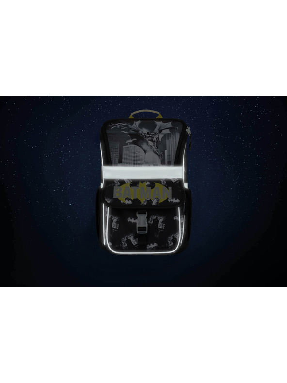 BAAGL  BAAGL 3 SET Zippy Batman Dark City: batoh, peračník, vrecko