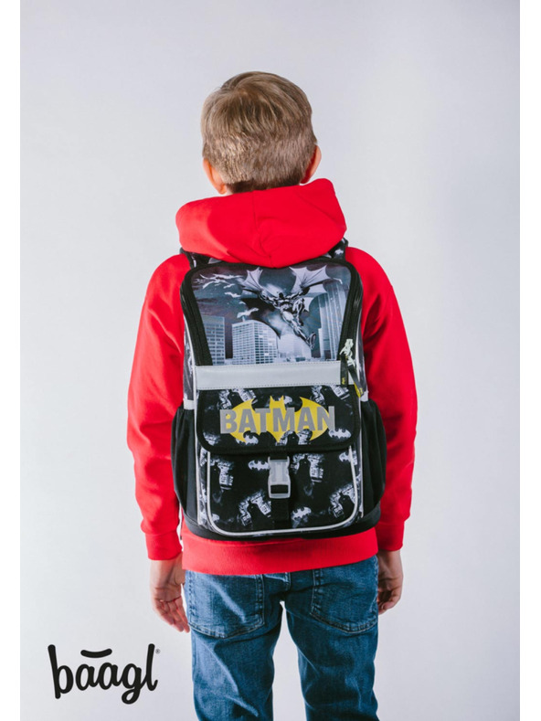 BAAGL  BAAGL 3 SET Zippy Batman Dark City: batoh, peračník, vrecko