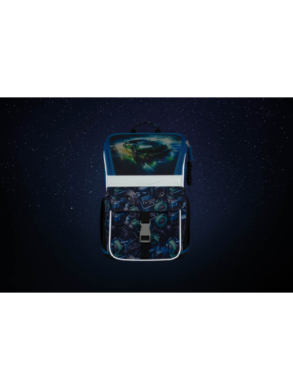 BAAGL  BAAGL Školská aktovka Zippy Pretekárske auto