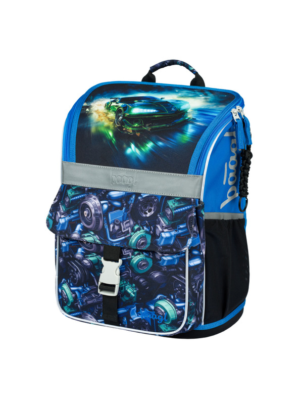 BAAGL  BAAGL Školská aktovka Zippy Pretekárske auto