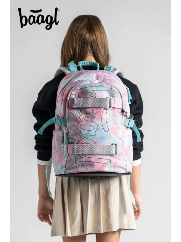 BAAGL  BAAGL 3 SET Skate Sunset: batoh, peračník, vrecúško