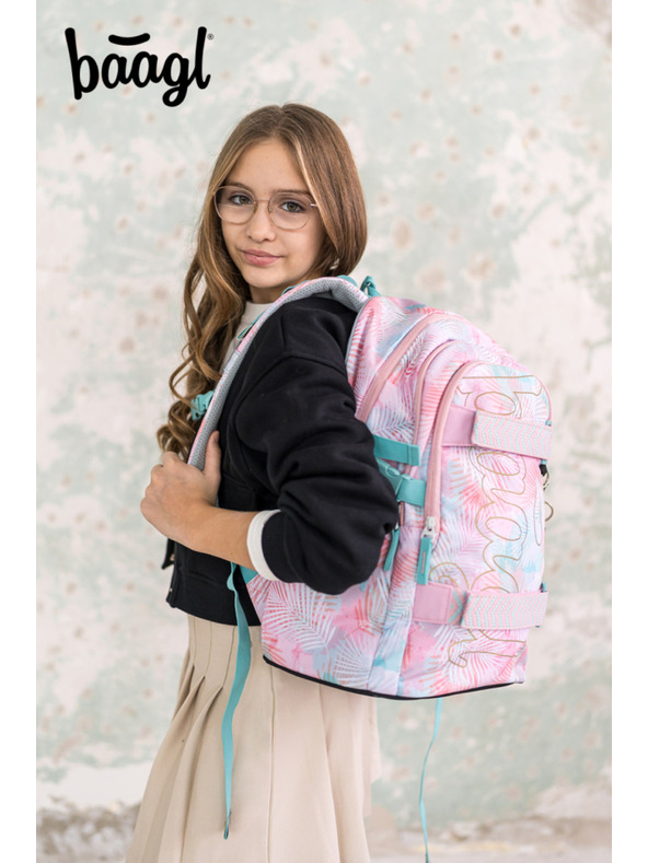 BAAGL  BAAGL 3 SET Skate Sunset: batoh, peračník, vrecúško